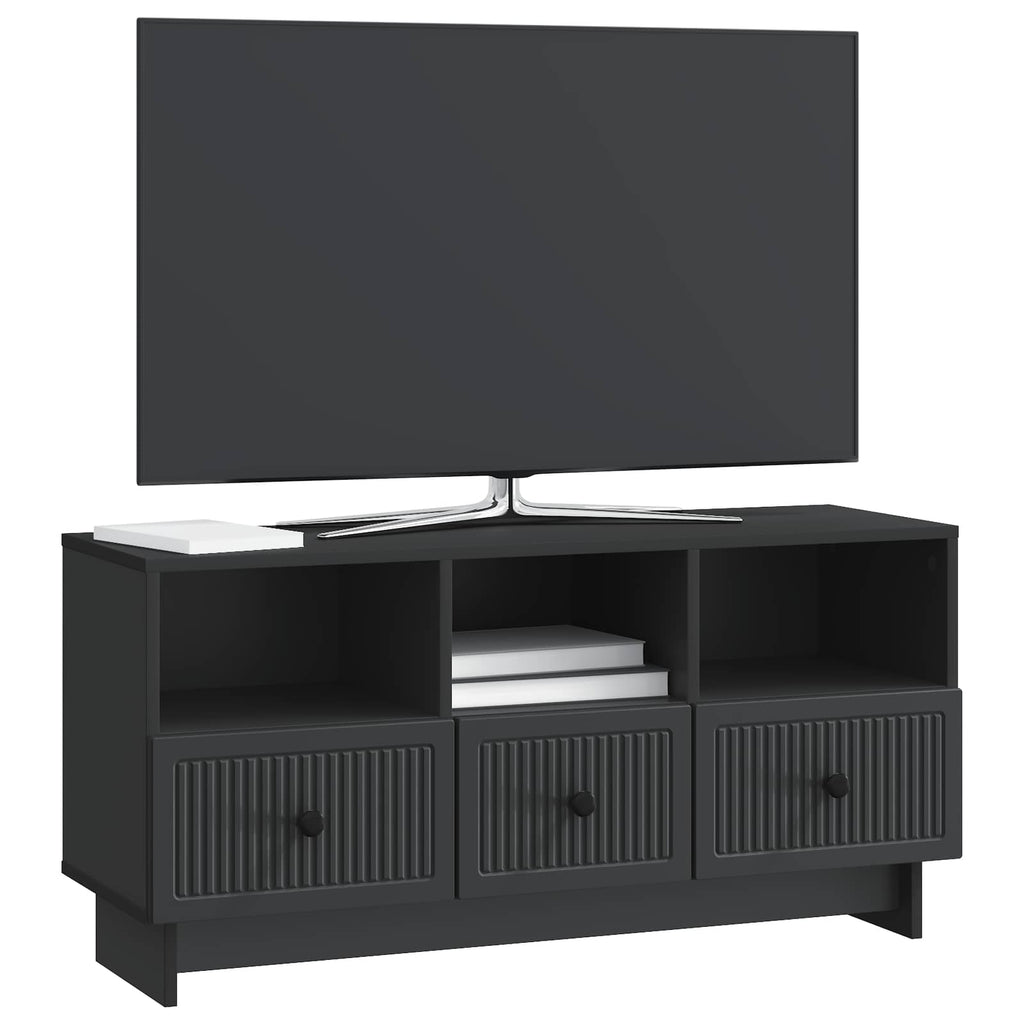 TV-Schränk Schwarz 102 x 34,5 x 50 cm Holzwerkstoff