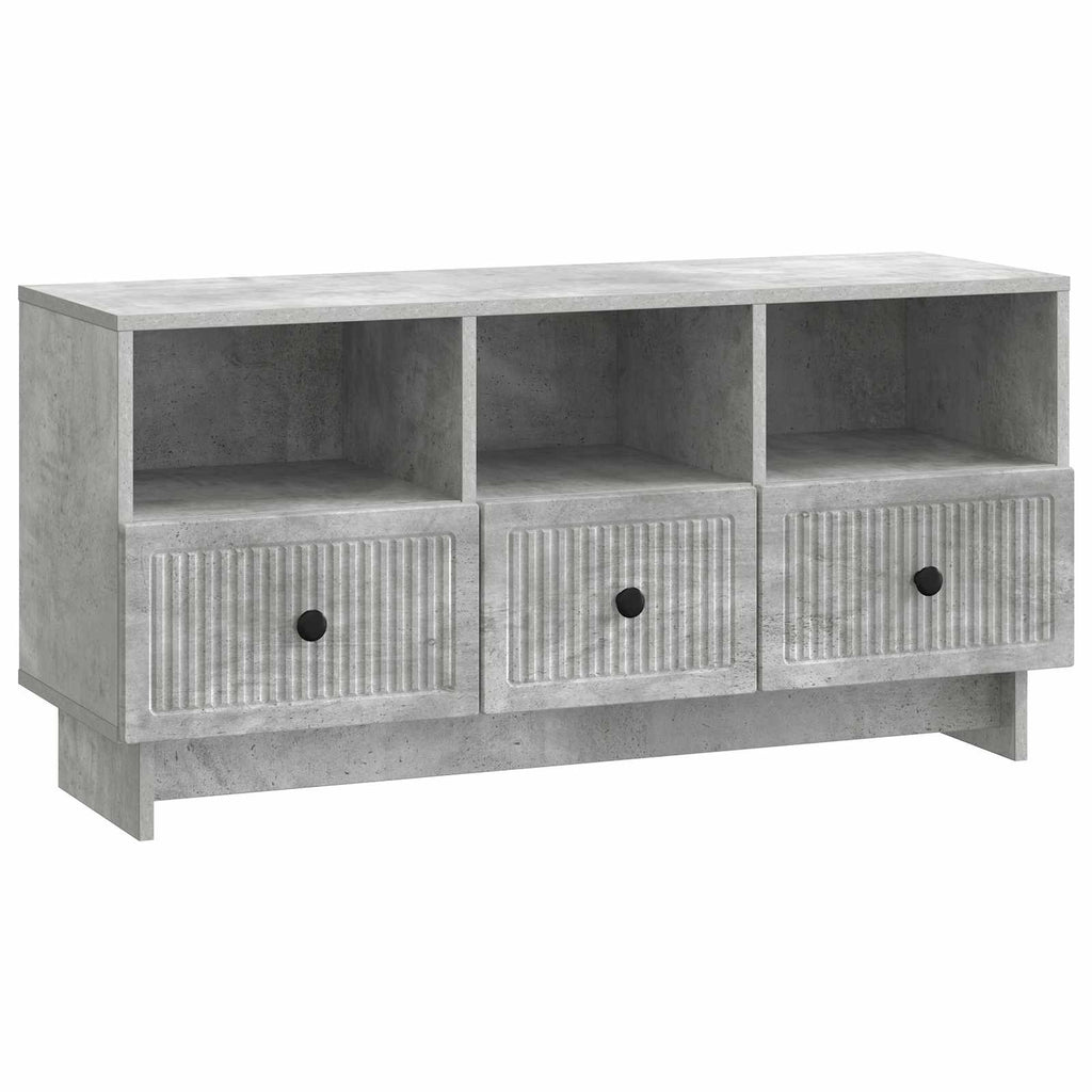 TV-Schränk Betongrau 102 x 34,5 x 50 cm Holzwerkstoff