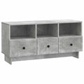 TV-Schränk Betongrau 102 x 34,5 x 50 cm Holzwerkstoff