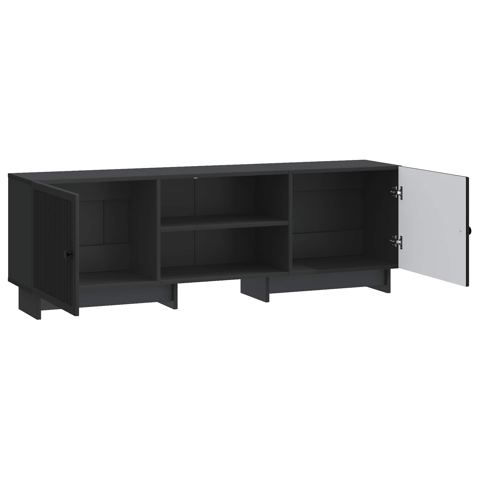 TV-Schränk Schwarz 150 x 31 x 50 cm Holzwerkstoff