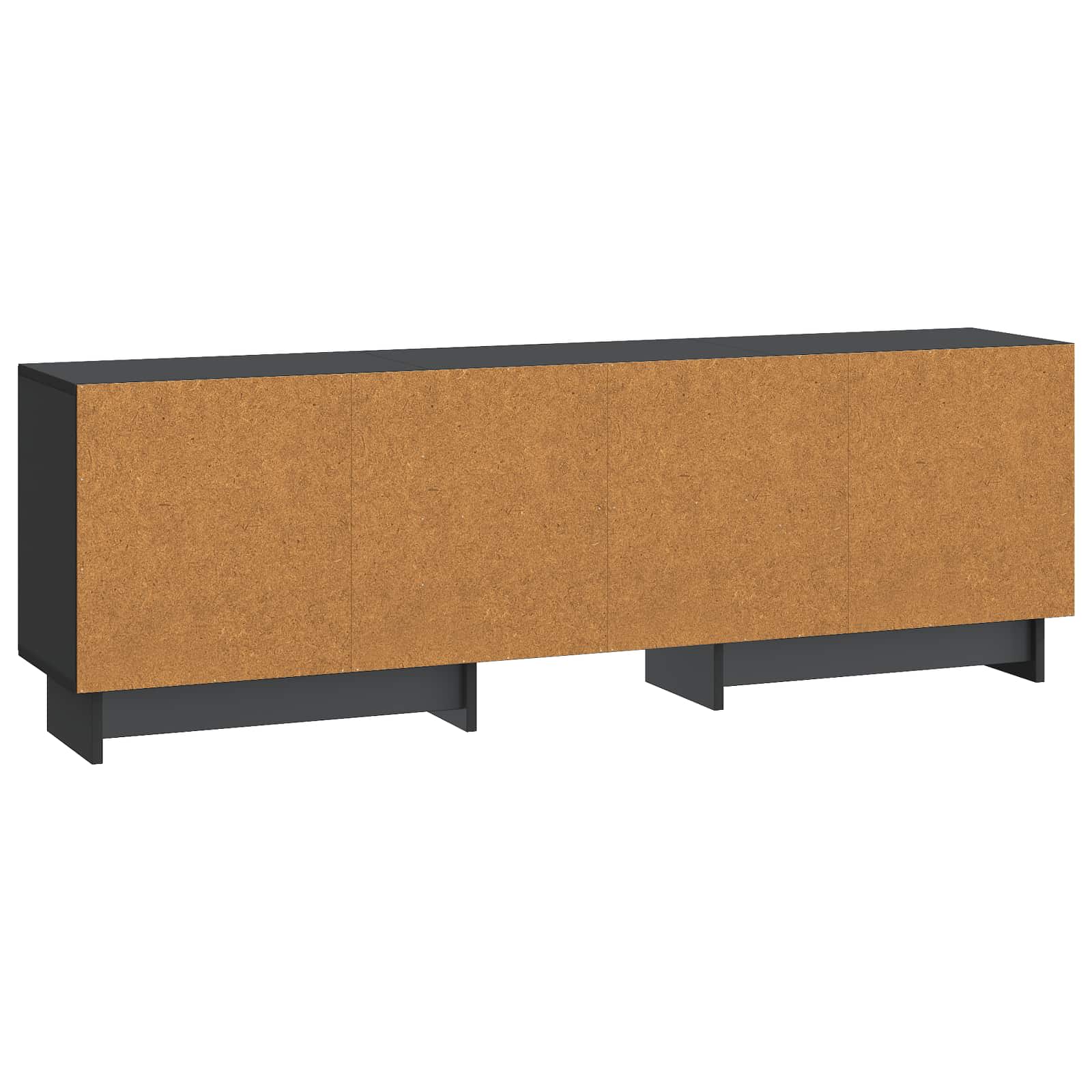 TV-Schränk Schwarz 150 x 31 x 50 cm Holzwerkstoff