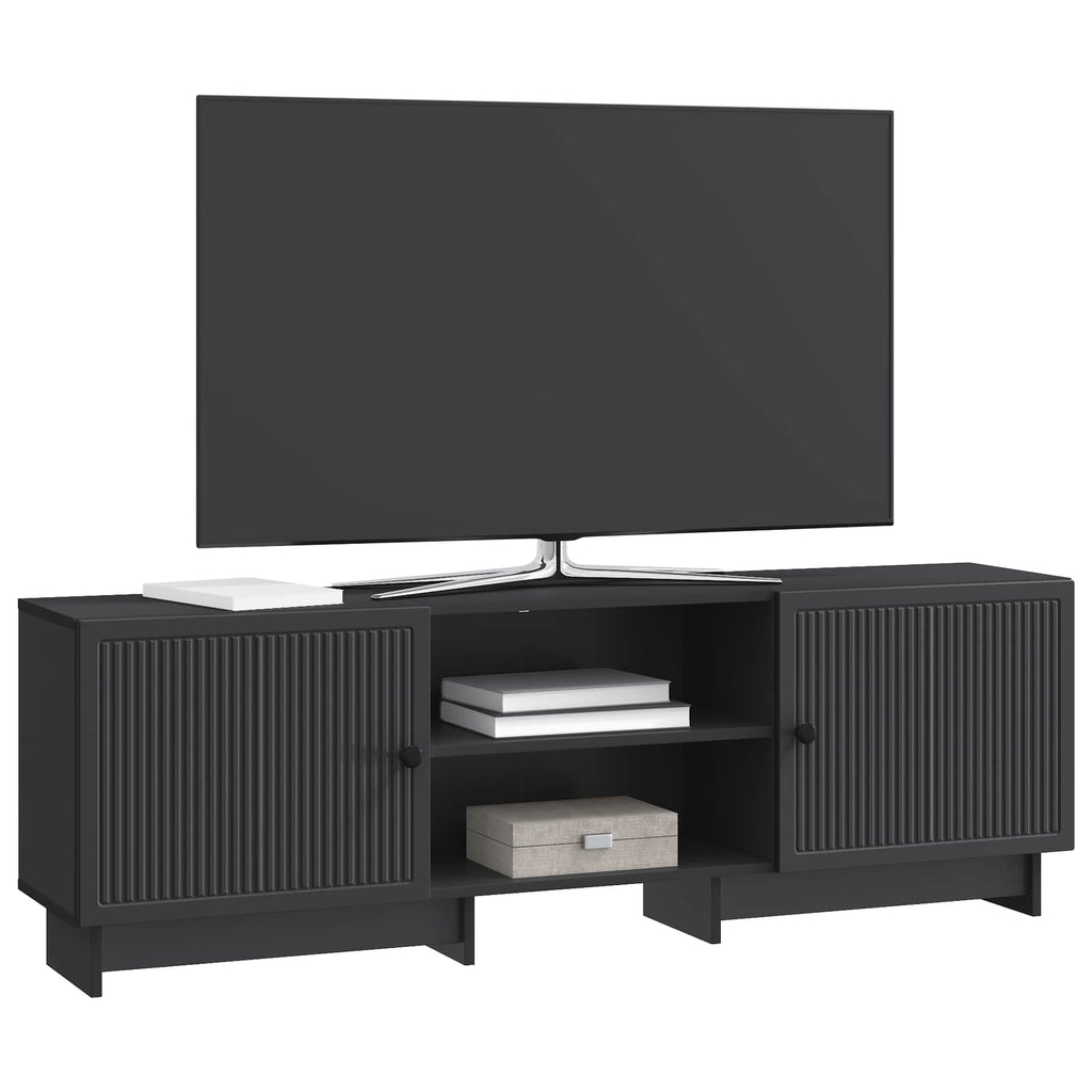 TV-Schränk Schwarz 150 x 31 x 50 cm Holzwerkstoff