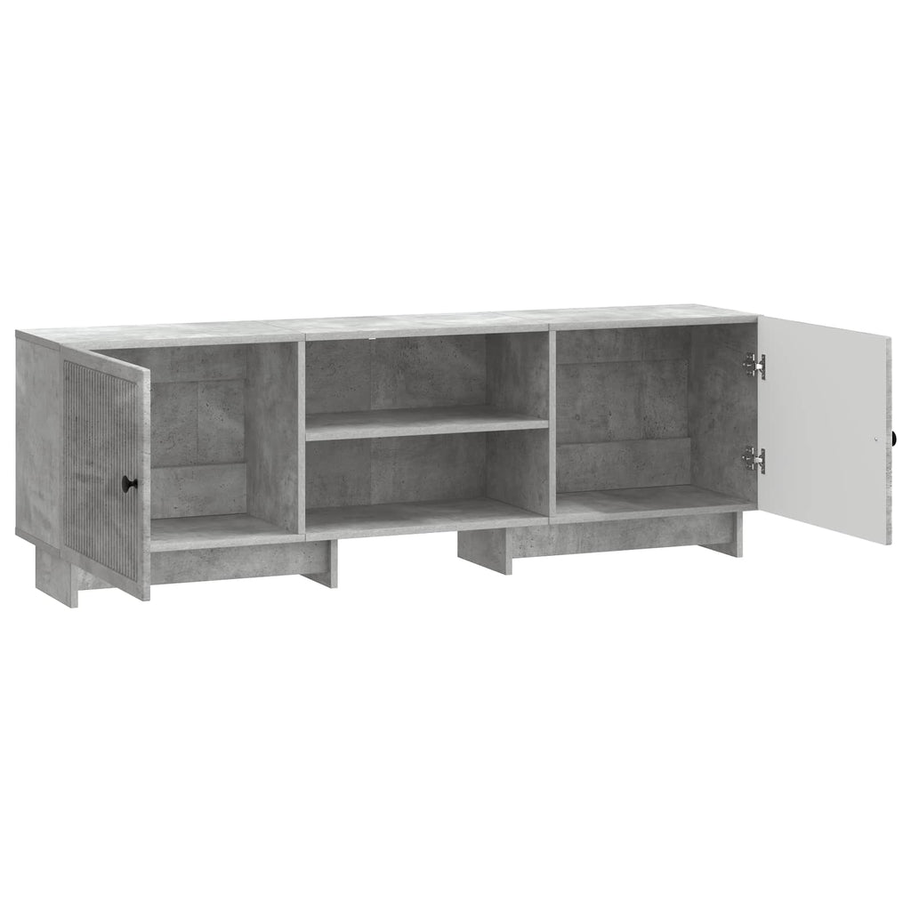 TV-Schränk Betongrau 150 x 31 x 50 cm Holzwerkstoff