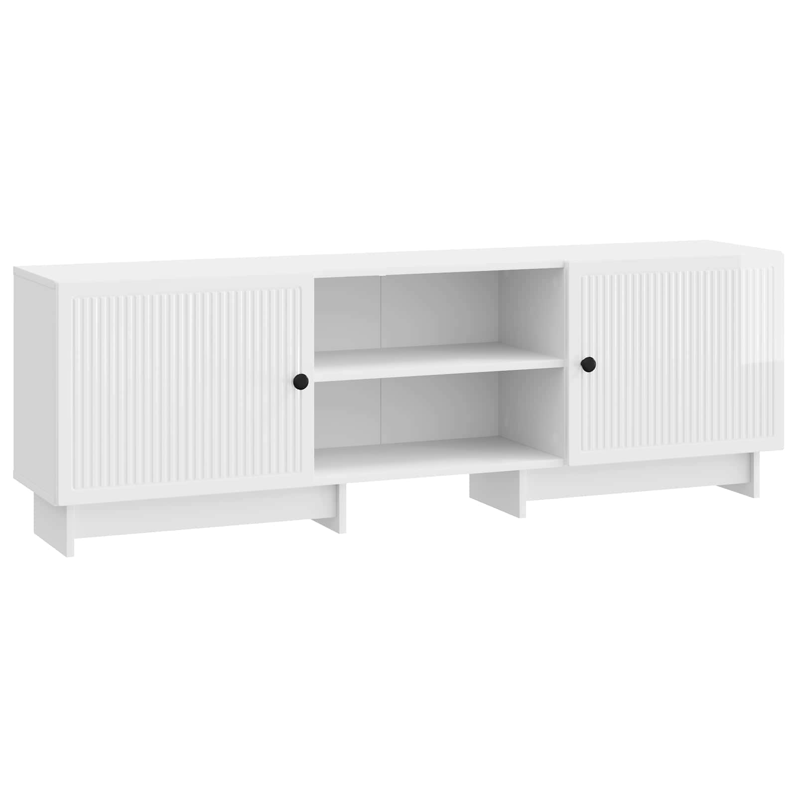 TV-Schränk Hochglanz Weiß 150 x 31 x 50 cm Holzwerkstoff
