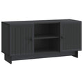 TV-Schränk 102 x 34,5 x 50 cm Schwarz Holzwerkstoff