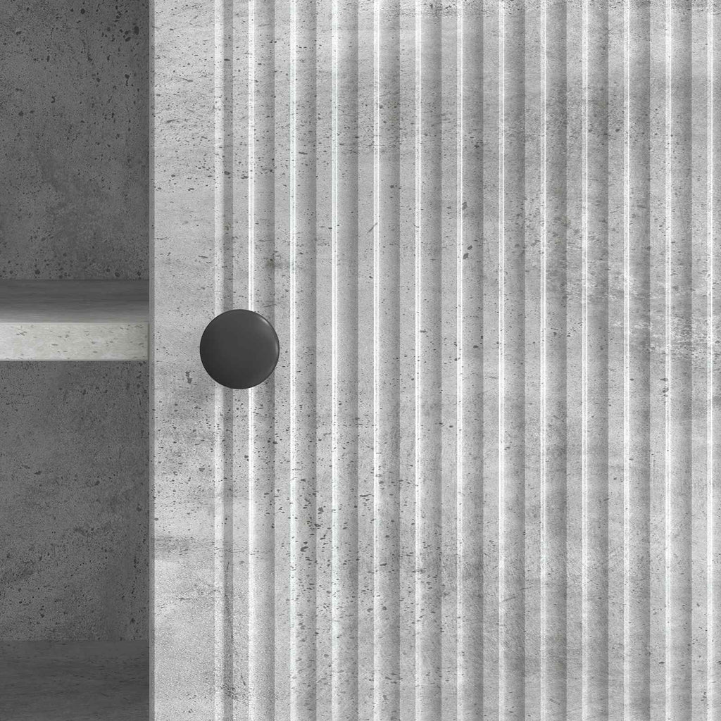 TV-Schränk 102 x 34,5 x 50 cm Betongrau Holzwerkstoff