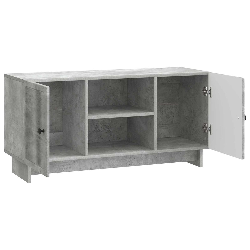 TV-Schränk 102 x 34,5 x 50 cm Betongrau Holzwerkstoff