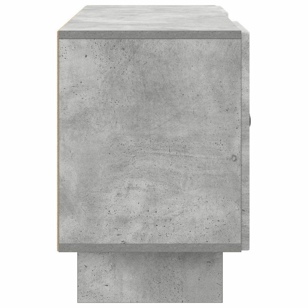 TV-Schränk 102 x 34,5 x 50 cm Betongrau Holzwerkstoff