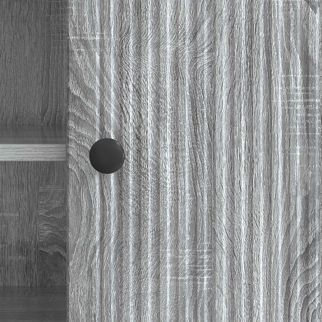 TV-Schränk 102 x 34,5 x 50 cm Grau Sonoma Holzwerkstoff