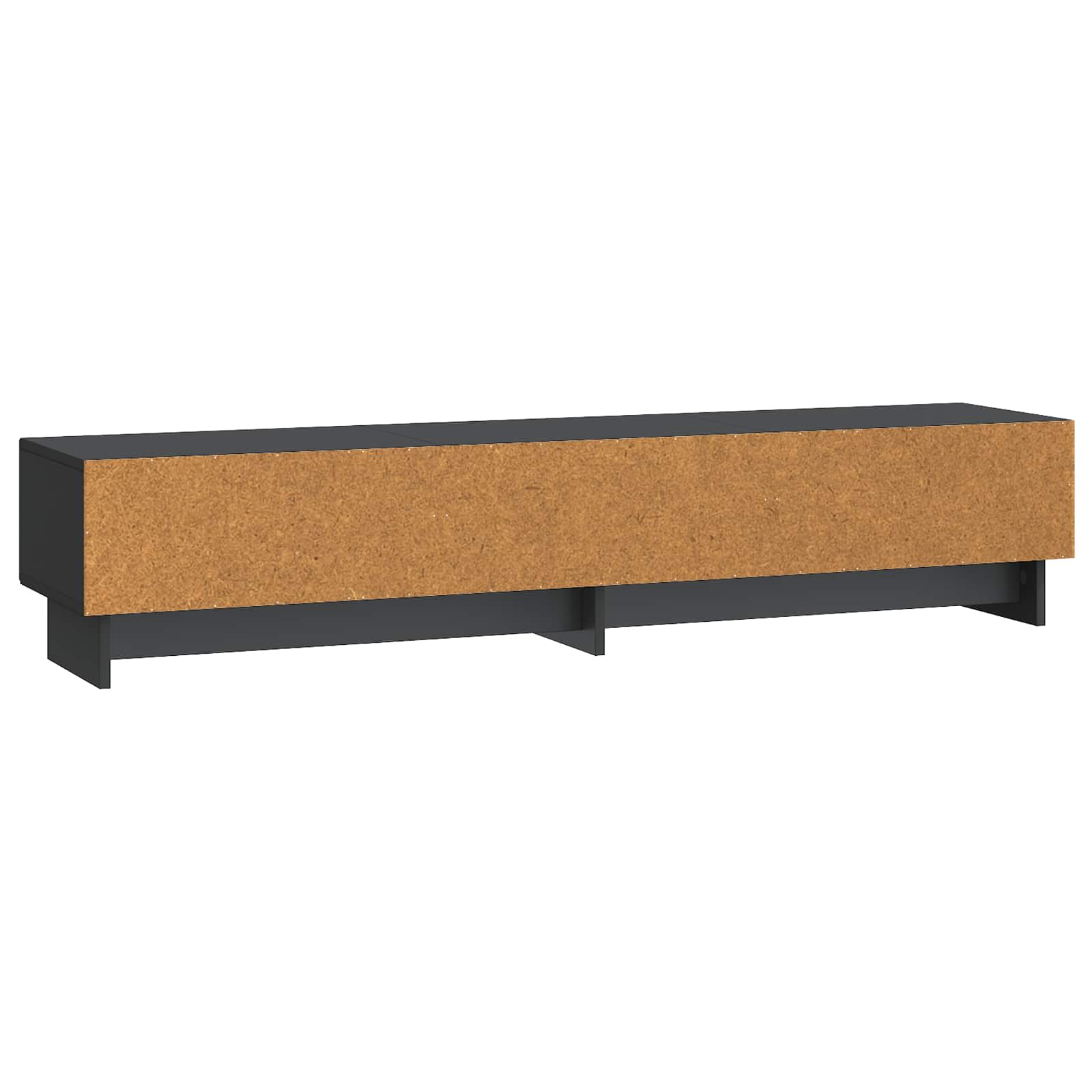 TV-Schränk Schwarz 147 x 34,5 x 30 cm Holzwerkstoff