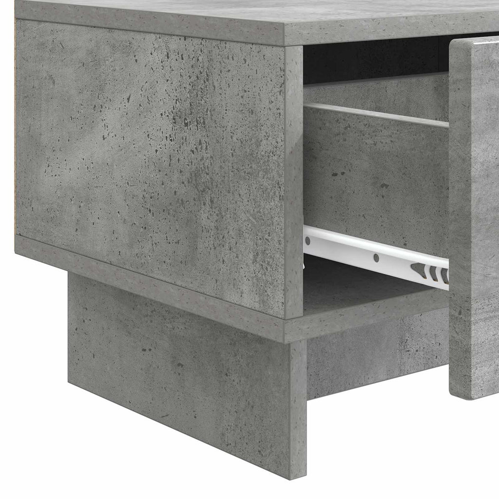 TV-Schränk Betongrau 147 x 34,5 x 30 cm Holzwerkstoff