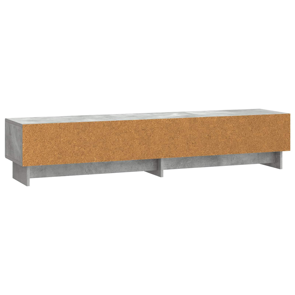 TV-Schränk Betongrau 147 x 34,5 x 30 cm Holzwerkstoff