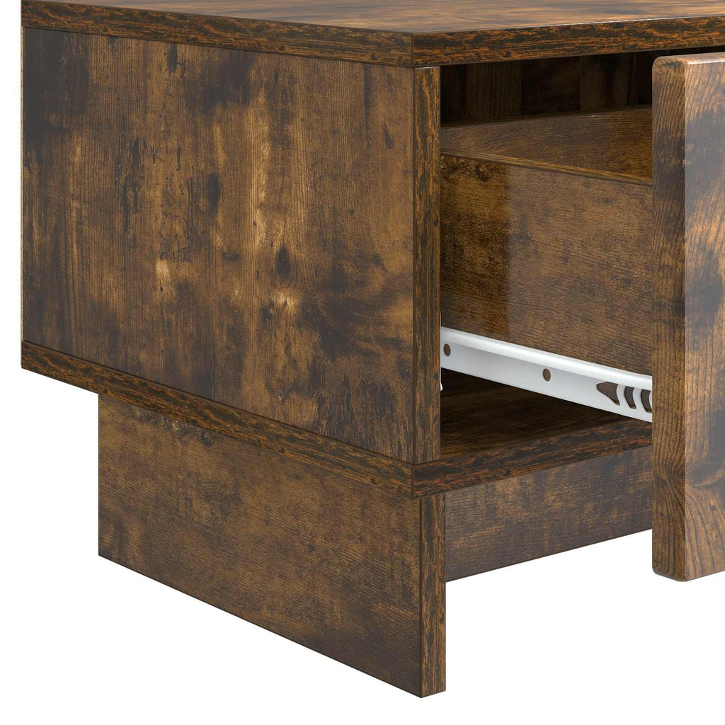 TV-Schränk Geräucherte Eiche 147 x 34,5 x 30 cm Holzwerkstoff