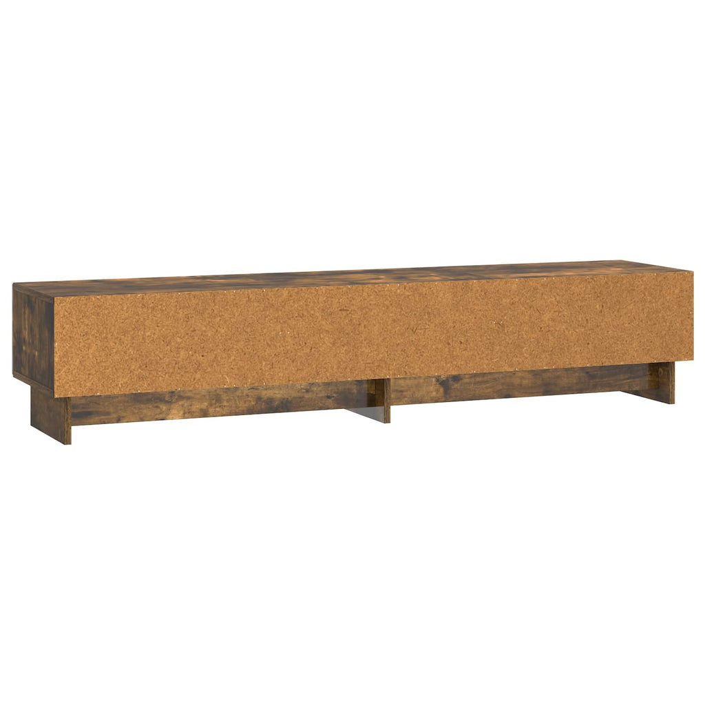 TV-Schränk Geräucherte Eiche 147 x 34,5 x 30 cm Holzwerkstoff