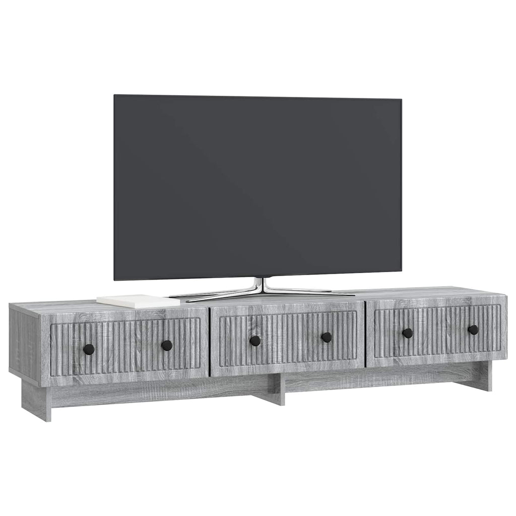 TV-Schränk Graues Sonoma 147 x 34,5 x 30 cm Holzwerkstoff
