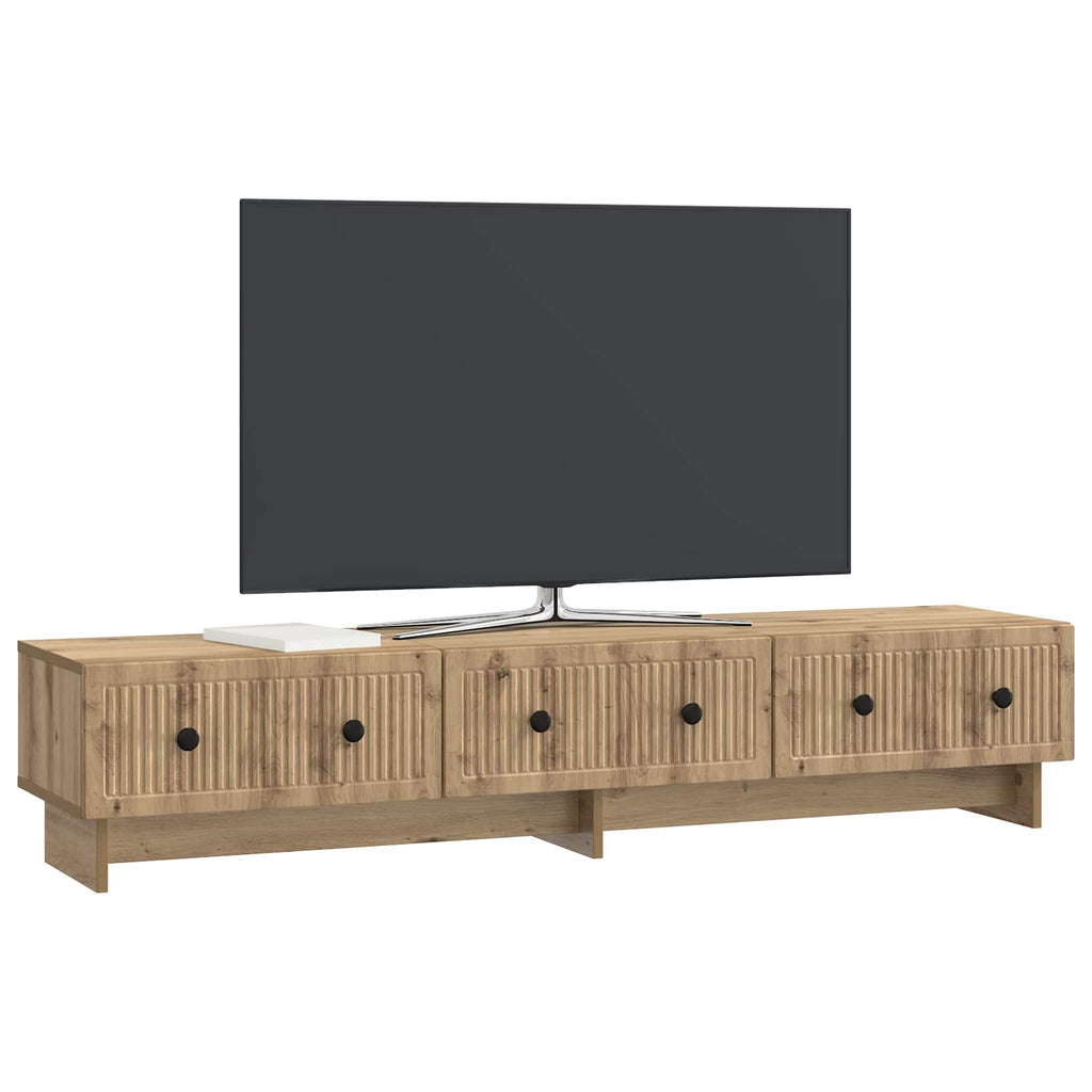 TV-Schränk Artisan-Eiche 147 x 34,5 x 30 cm Holzwerkstoff