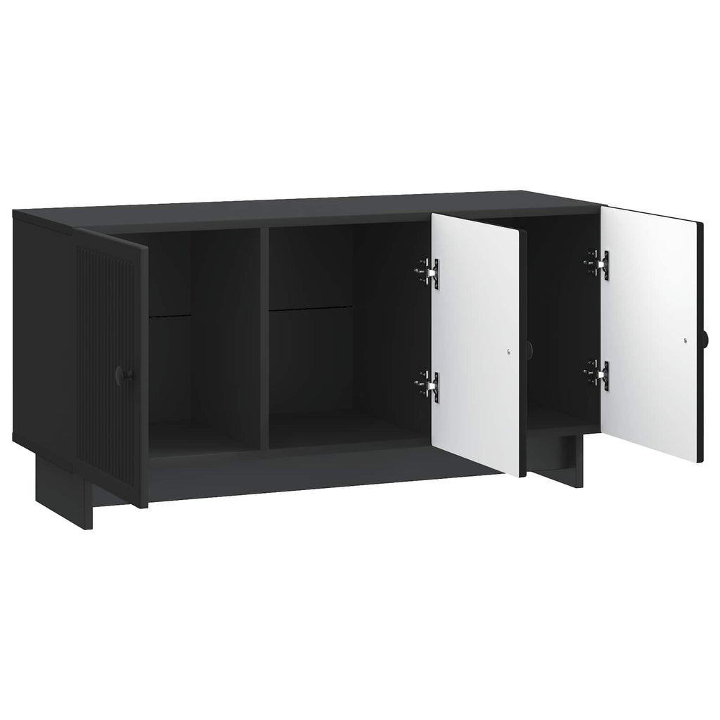 TV-Schränk Schwarz 99 x 34,5 x 50 cm Holzwerkstoff