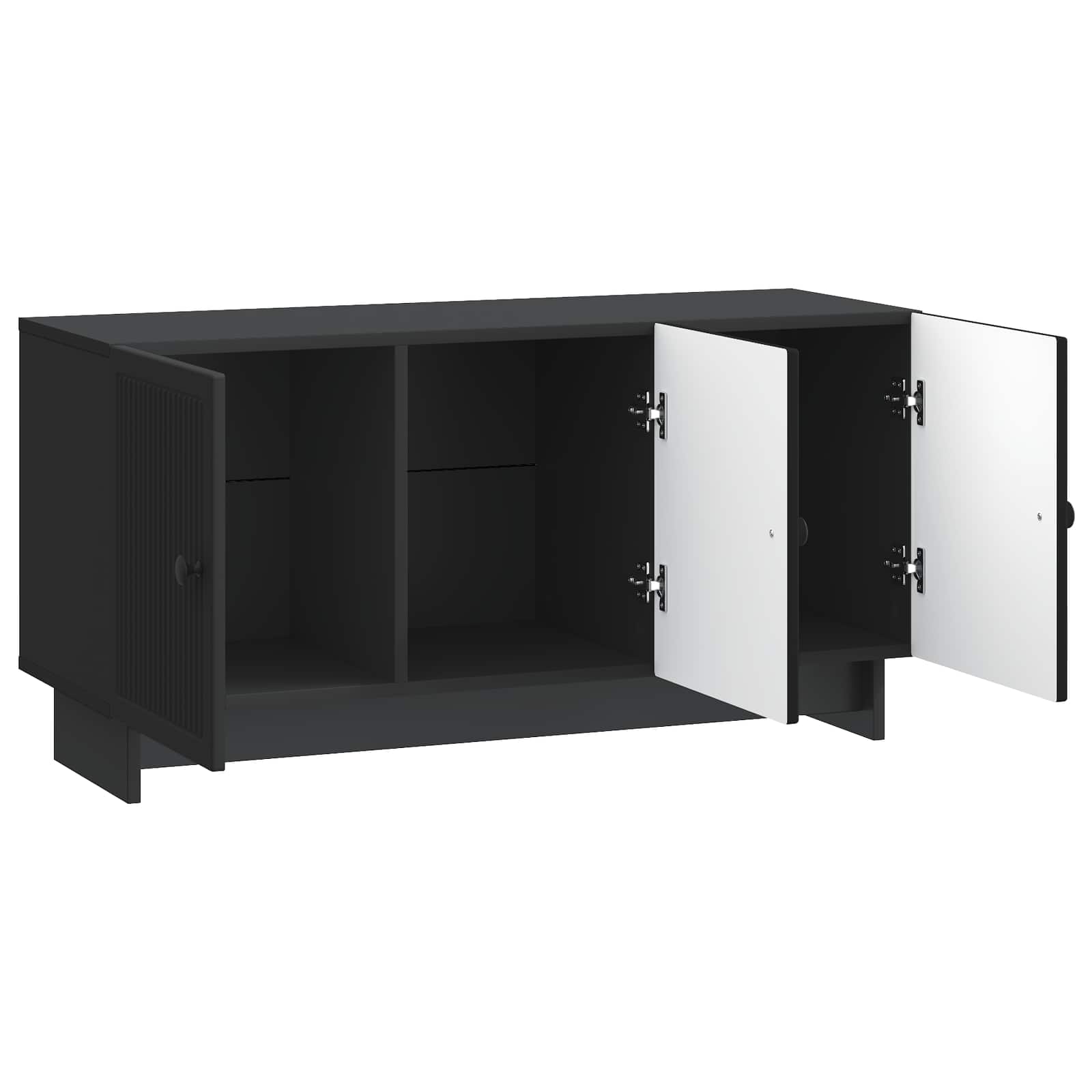 TV-Schränk Schwarz 99 x 34,5 x 50 cm Holzwerkstoff