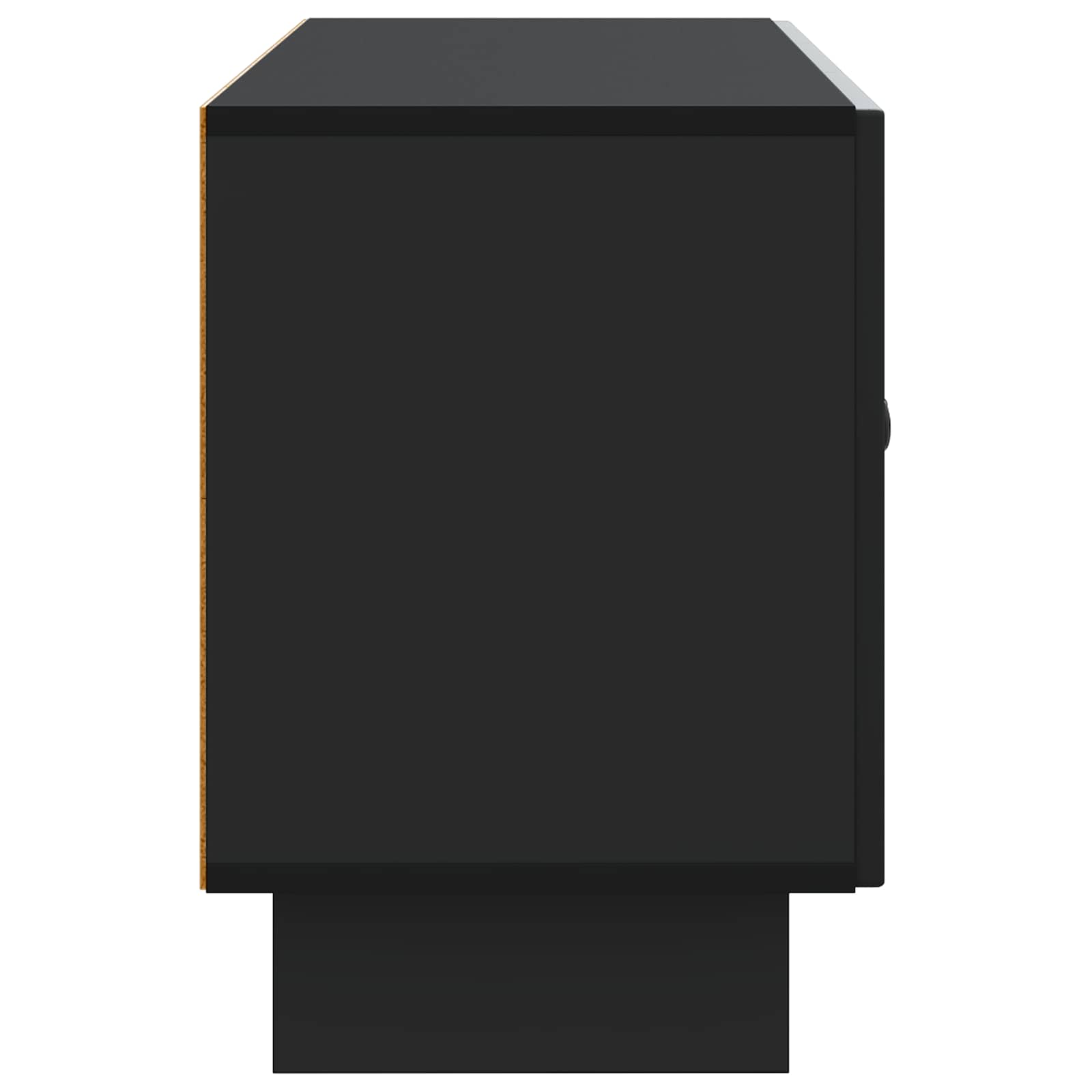 TV-Schränk Schwarz 99 x 34,5 x 50 cm Holzwerkstoff