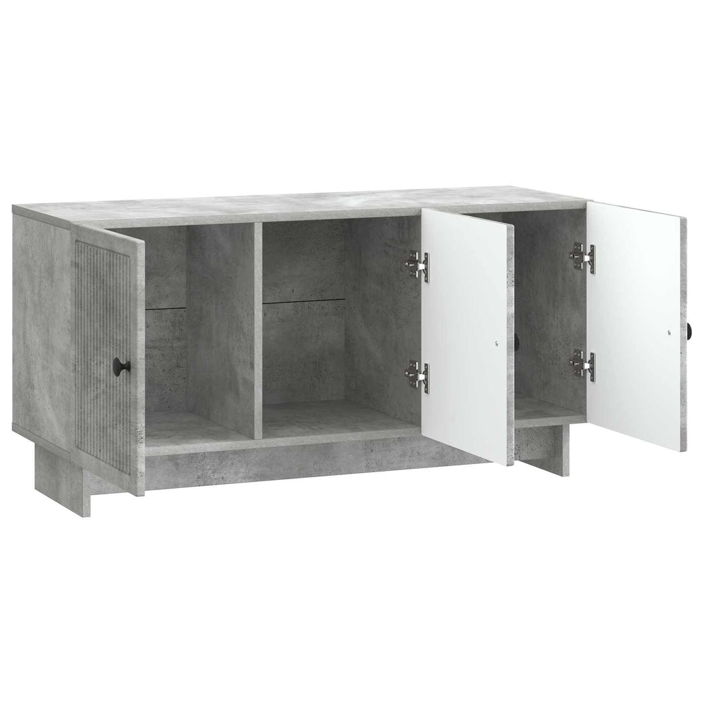 TV-Schränk Betongrau 99 x 34,5 x 50 cm Holzwerkstoff