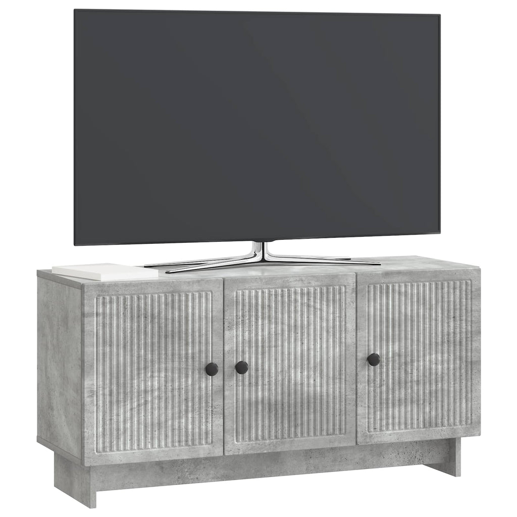 TV-Schränk Betongrau 99 x 34,5 x 50 cm Holzwerkstoff