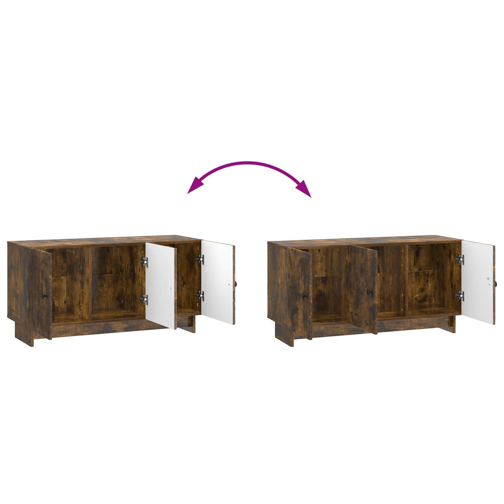 TV-Schränk Geräucherte Eiche 99 x 34,5 x 50 cm Holzwerkstoff