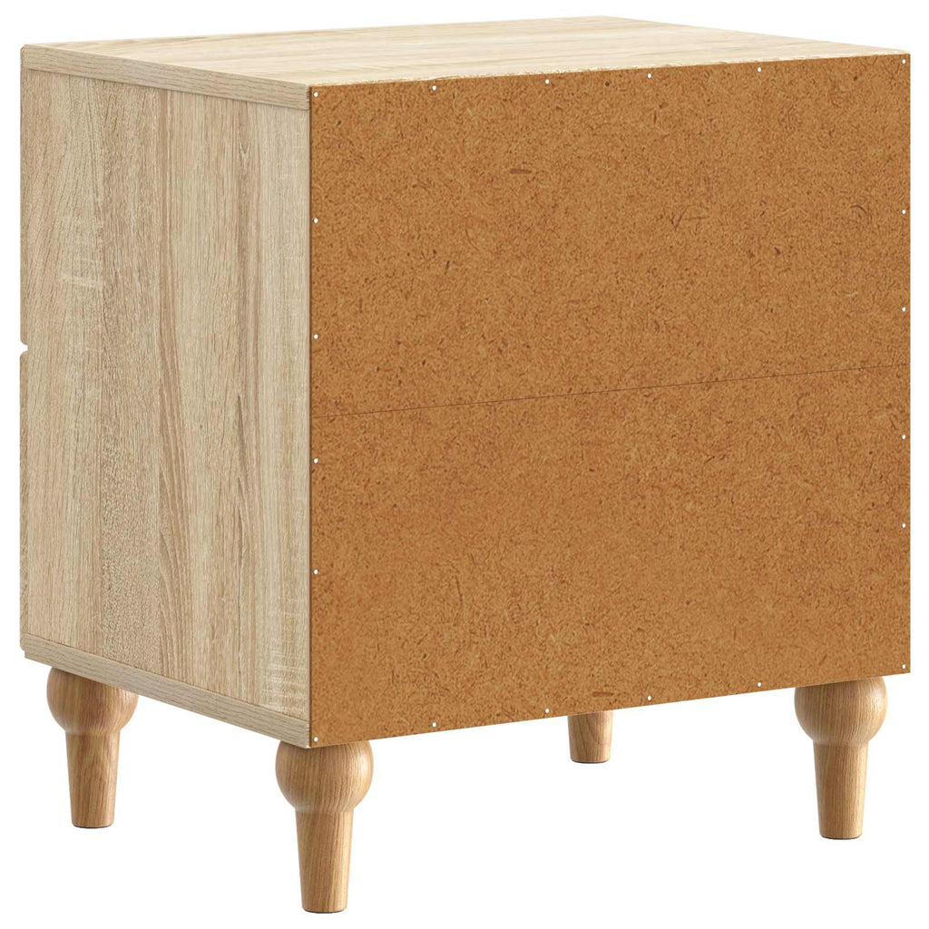Nachttisch 2 pcs Sonoma-Eiche 43 x 34,5 x 48 cm Holzwerkstoff