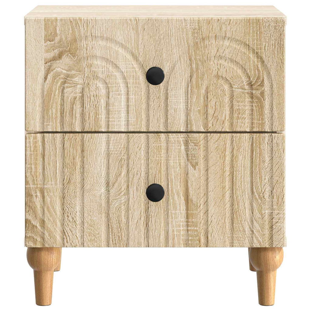 Nachttisch 2 pcs Sonoma-Eiche 43 x 34,5 x 48 cm Holzwerkstoff