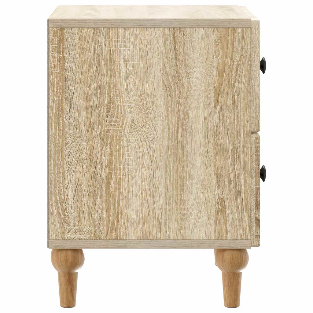 Nachttisch 2 pcs Sonoma-Eiche 43 x 34,5 x 48 cm Holzwerkstoff