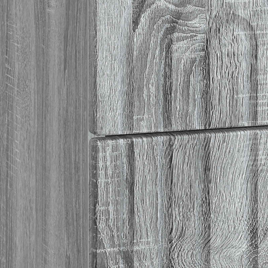 Nachttisch Graues Sonoma 43 x 34,5 x 48 cm Holzwerkstoff