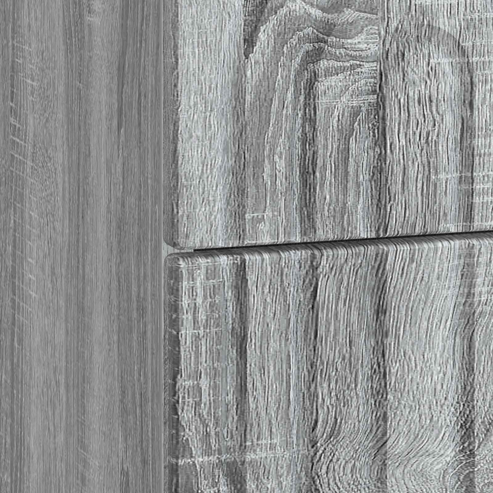 Nachttisch 2 pcs Graues Sonoma 43 x 34,5 x 48 cm Holzwerkstoff