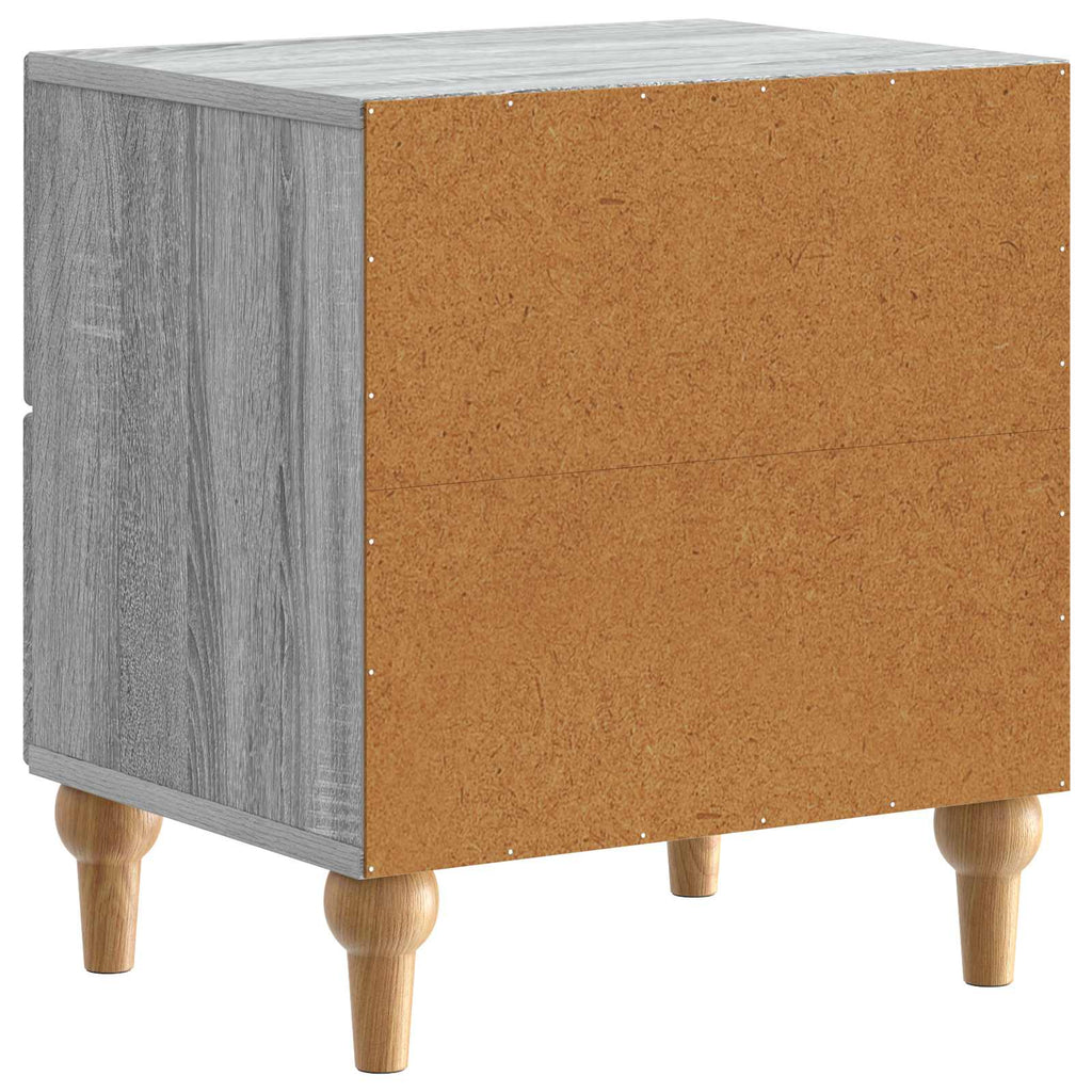 Nachttisch 2 pcs Graues Sonoma 43 x 34,5 x 48 cm Holzwerkstoff