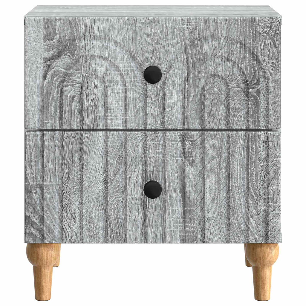 Nachttisch 2 pcs Graues Sonoma 43 x 34,5 x 48 cm Holzwerkstoff