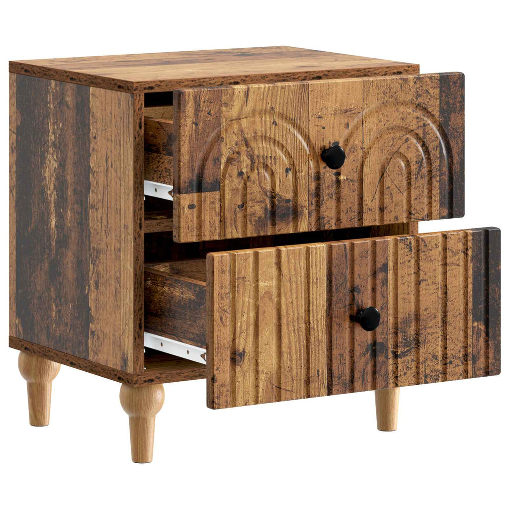 Nachttisch Altholz 43 x 34,5 x 48 cm Holzwerkstoff