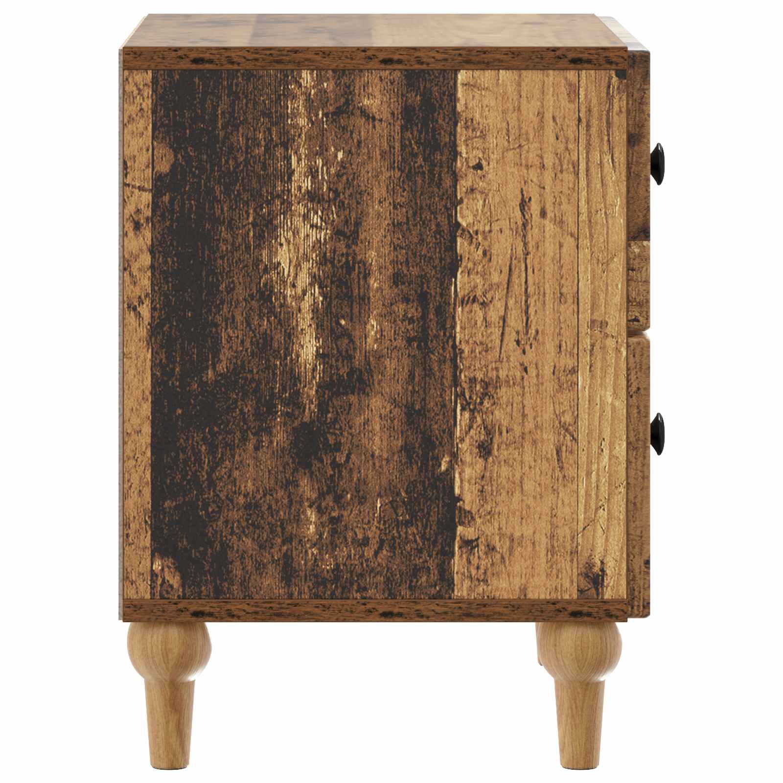 Nachttisch 2 pcs Altholz 43 x 34,5 x 48 cm Holzwerkstoff