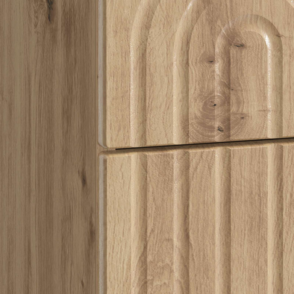 Nachttisch 2 pcs Artisan-Eiche 43 x 34,5 x 48 cm Holzwerkstoff