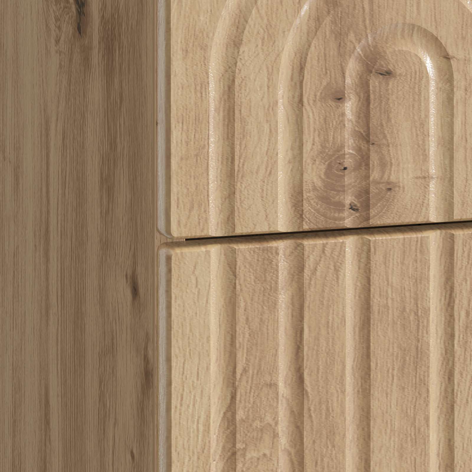 Nachttisch 2 pcs Artisan-Eiche 43 x 34,5 x 48 cm Holzwerkstoff