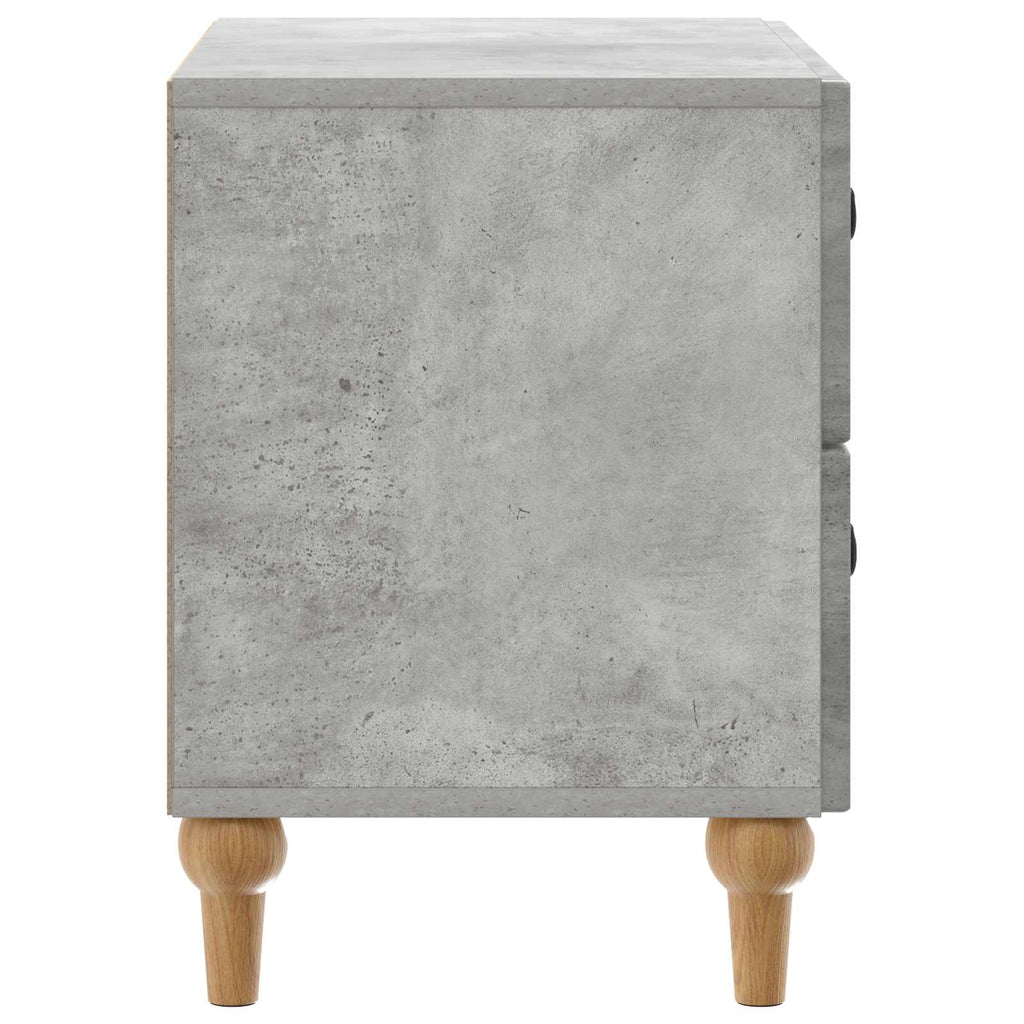Nachttisch Betongrau 62 x 34,5 x 48 cm Holzwerkstoff