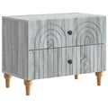 Nachttisch Graues Sonoma 62 x 34,5 x 48 cm Holzwerkstoff