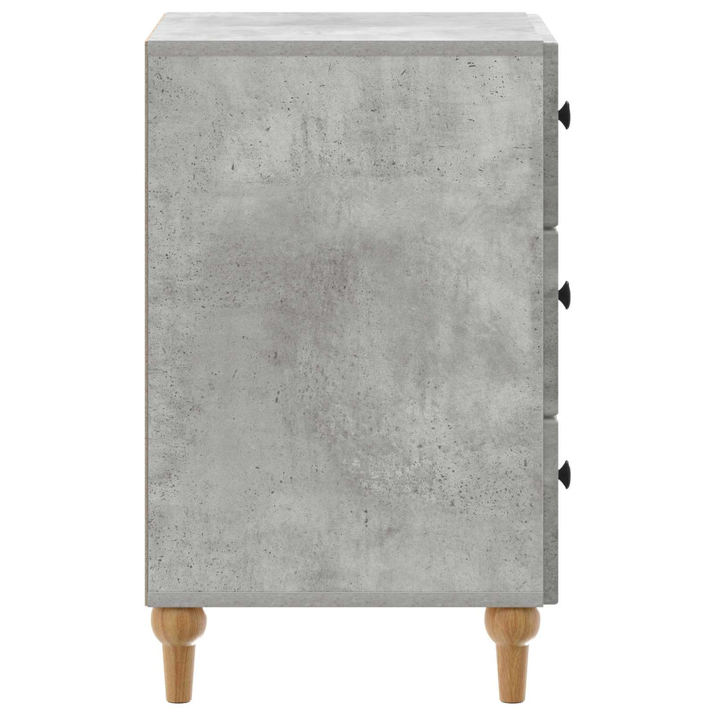 Nachttisch Betongrau 43x 41 x 66,5 cm Holzwerkstoff