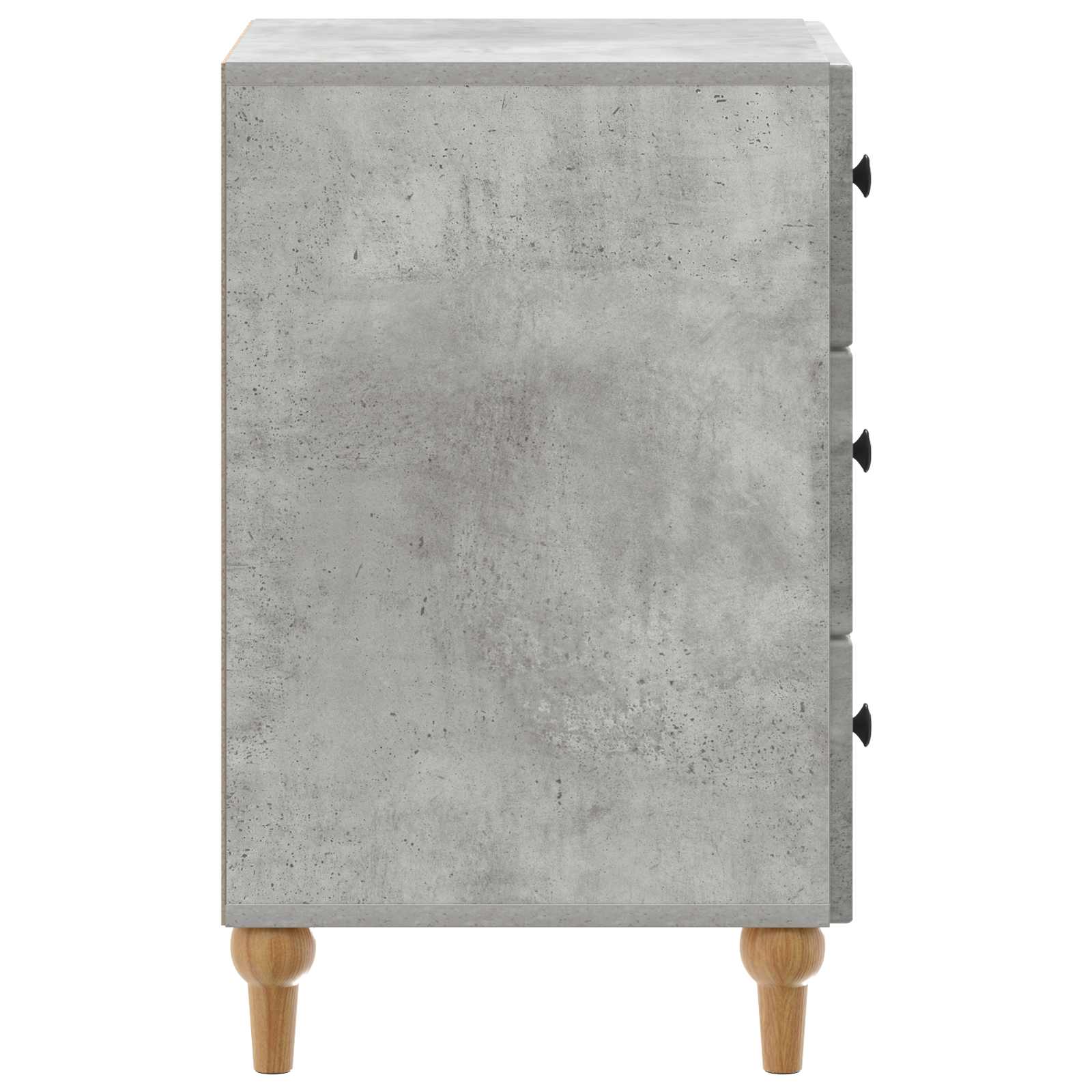 Nachttisch Betongrau 43x 41 x 66,5 cm Holzwerkstoff