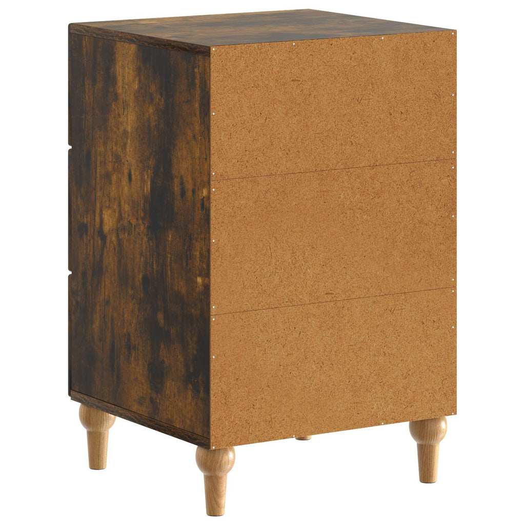 Nachttisch Geräucherte Eiche 43x 41 x 66,5 cm Holzwerkstoff
