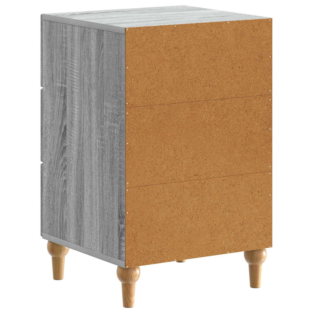 Nachttisch Graues Sonoma 43x 41 x 66,5 cm Holzwerkstoff