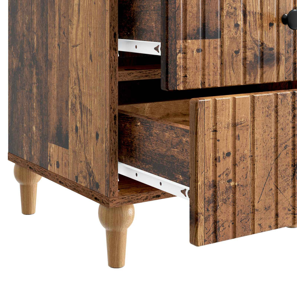 Nachttisch Altholz 43x 41 x 66,5 cm Holzwerkstoff