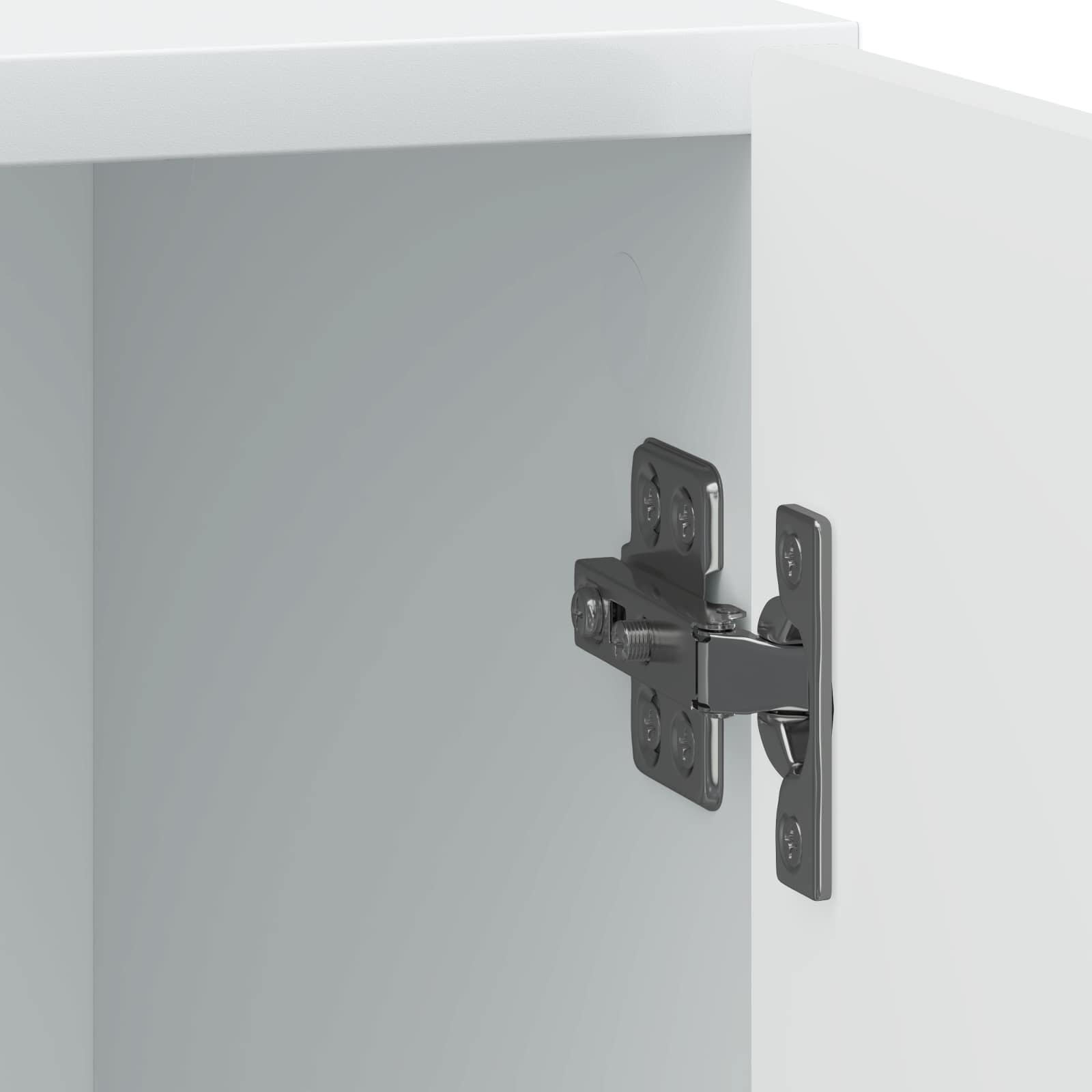 Nachttisch 2 pcs Weiß 43 x 34,5 x 50 cm Holzwerkstoff