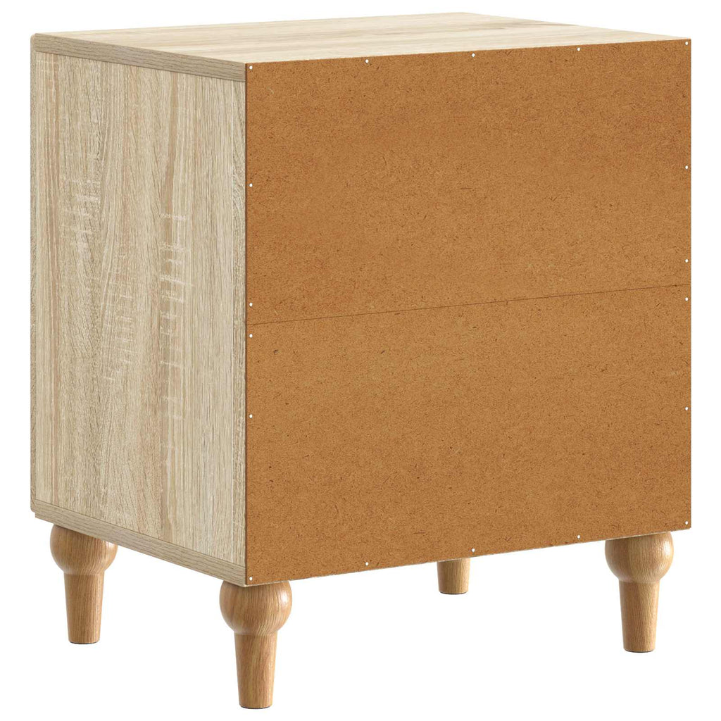 Nachttisch 2 pcs Sonoma-Eiche 43 x 34,5 x 50 cm Holzwerkstoff