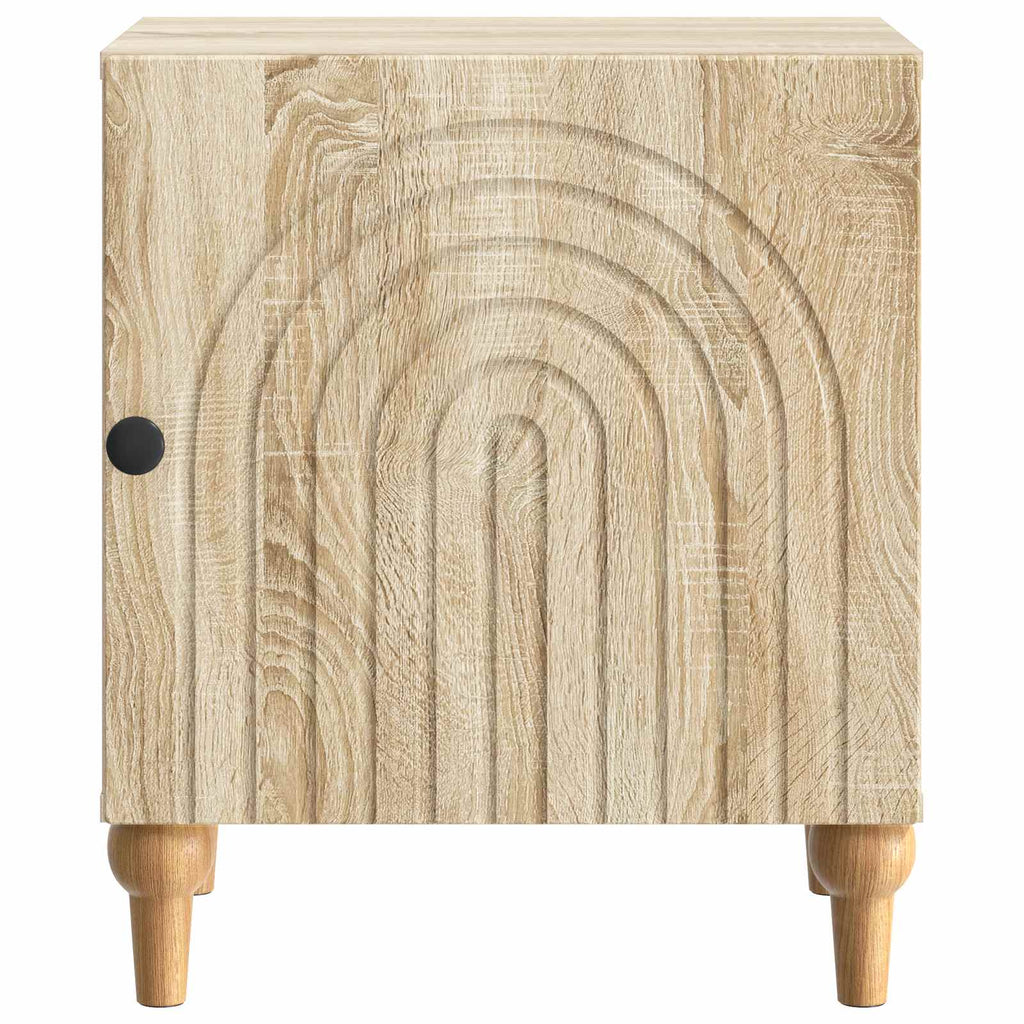 Nachttisch 2 pcs Sonoma-Eiche 43 x 34,5 x 50 cm Holzwerkstoff