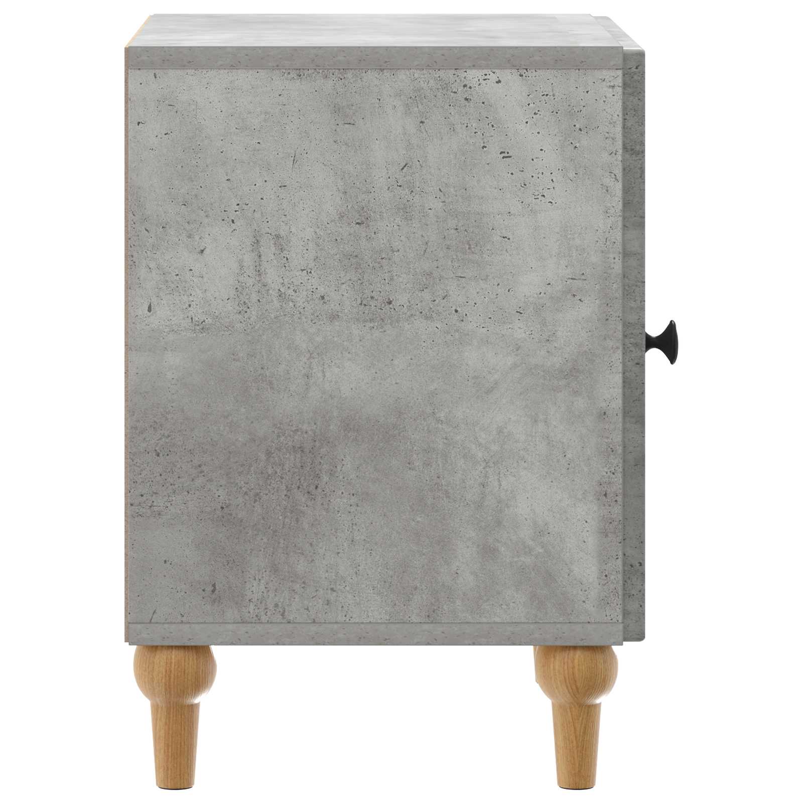 Nachttisch Betongrau 43 x 34,5 x 50 cm Holzwerkstoff