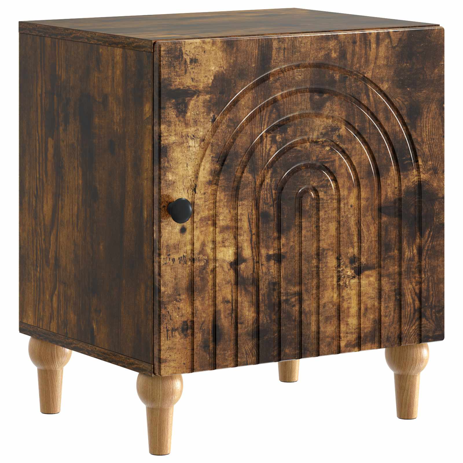 Nachttisch 2 pcs Geräucherte Eiche 43 x 34,5 x 50 cm