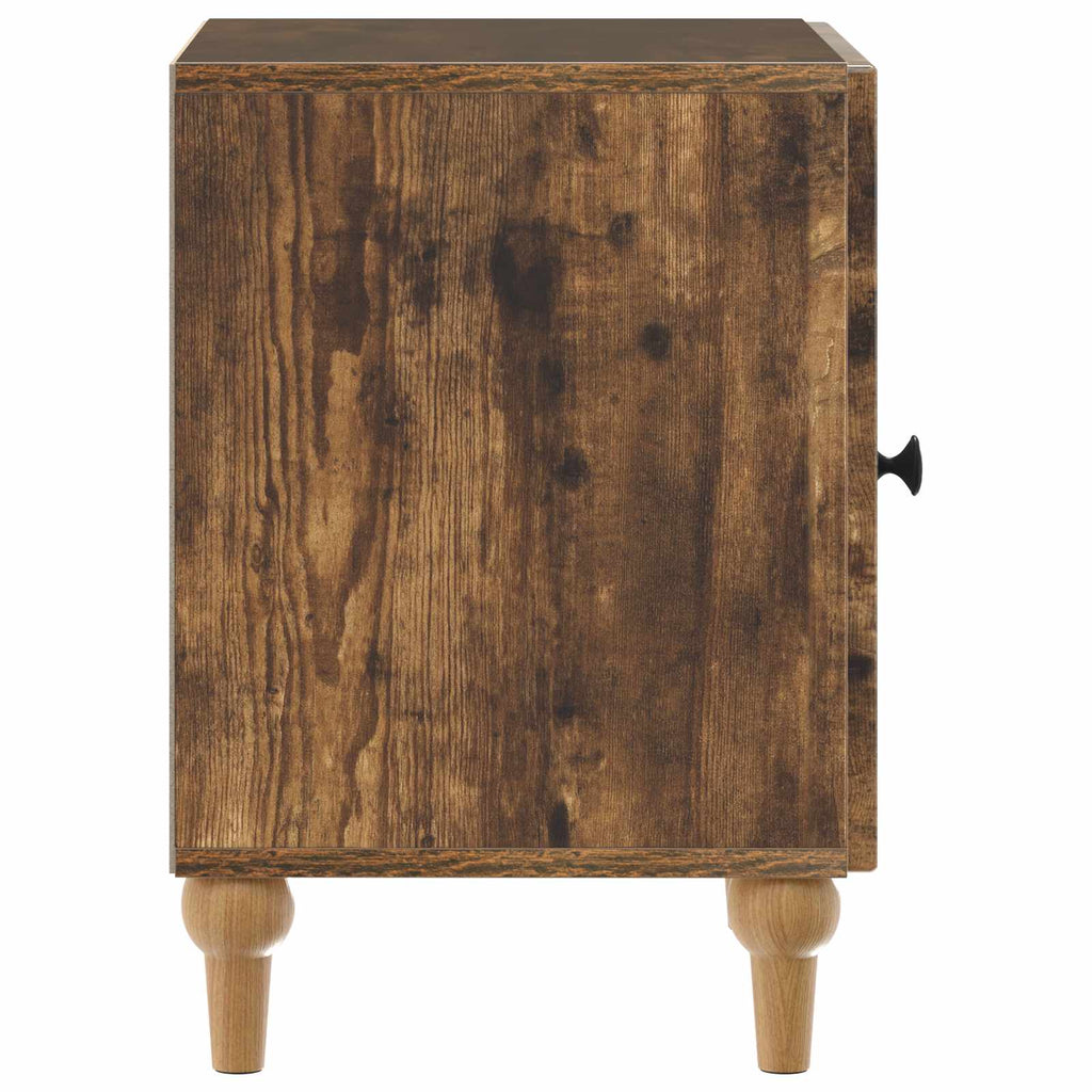 Nachttisch 2 pcs Geräucherte Eiche 43 x 34,5 x 50 cm